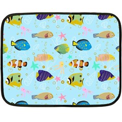 Underwater World Fleece Blanket (mini) by SychEva