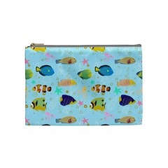 Underwater World Cosmetic Bag (medium) by SychEva