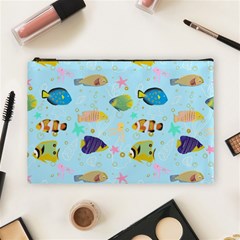 Underwater World Cosmetic Bag (large) by SychEva