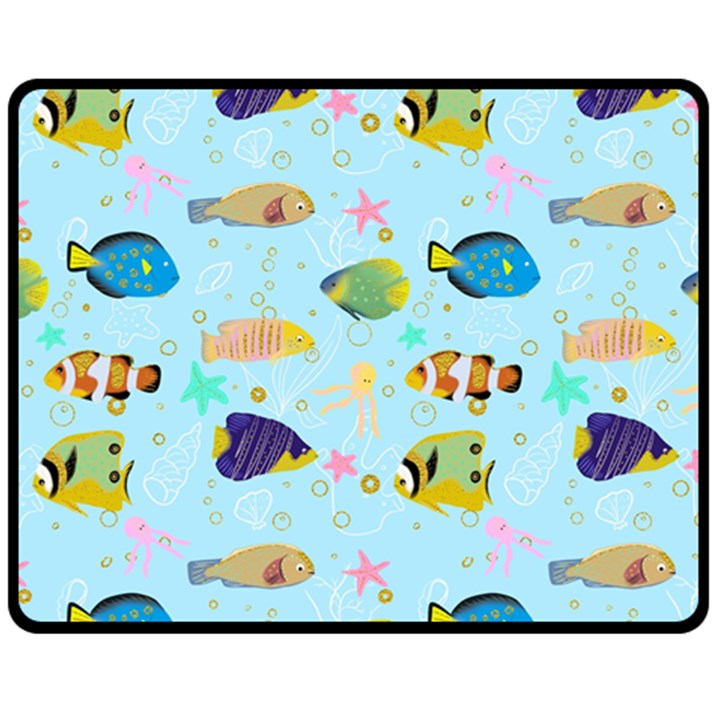 Underwater World Fleece Blanket (Medium) 