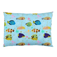 Underwater World Pillow Case (two Sides) by SychEva