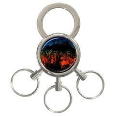 Sunset Colorful Nature Scene 3-ring Key Chain by dflcprintsclothing