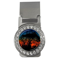 Sunset Colorful Nature Scene Money Clips (cz)  by dflcprintsclothing