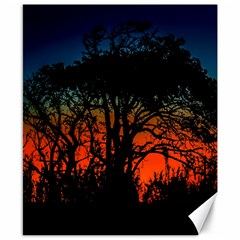 Sunset Colorful Nature Scene Canvas 8  X 10  by dflcprintsclothing