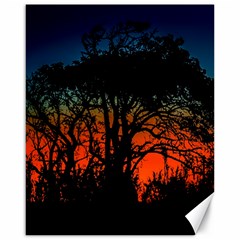 Sunset Colorful Nature Scene Canvas 16  X 20  by dflcprintsclothing