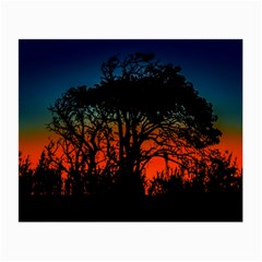 Sunset Colorful Nature Scene Small Glasses Cloth (2 Sides)