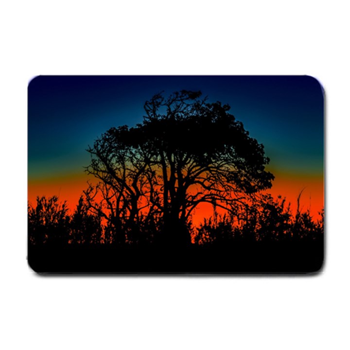 Sunset Colorful Nature Scene Small Doormat 