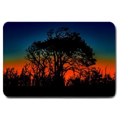 Sunset Colorful Nature Scene Large Doormat  by dflcprintsclothing