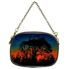 Sunset Colorful Nature Scene Chain Purse (one Side) by dflcprintsclothing