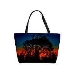 Sunset Colorful Nature Scene Classic Shoulder Handbag by dflcprintsclothing