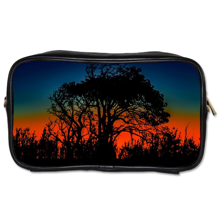 Sunset Colorful Nature Scene Toiletries Bag (One Side)