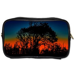 Sunset Colorful Nature Scene Toiletries Bag (two Sides) by dflcprintsclothing