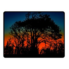 Sunset Colorful Nature Scene Fleece Blanket (small) by dflcprintsclothing