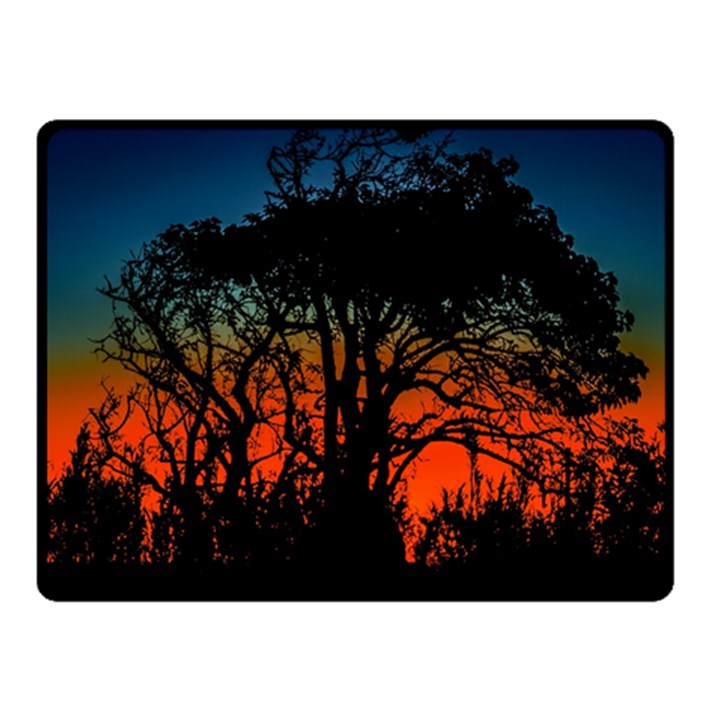 Sunset Colorful Nature Scene Fleece Blanket (Small)