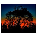 Sunset Colorful Nature Scene Double Sided Flano Blanket (Small)  50 x40  Blanket Back