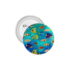 Cheerful And Bright Fish Swim In The Water 1 75  Buttons by SychEva