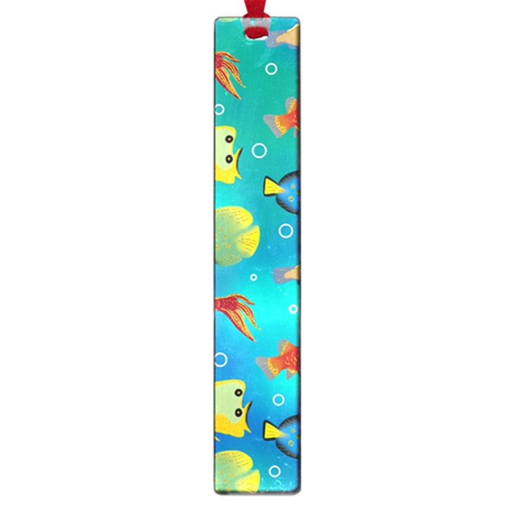 Cheerful And Bright Fish Swim In The Water Large Book Marks