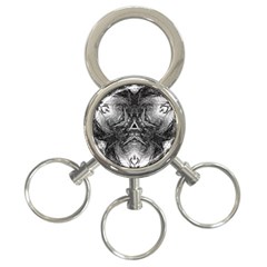 Boho Biohazard 3-ring Key Chain by MRNStudios