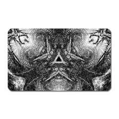 Boho Biohazard Magnet (rectangular) by MRNStudios