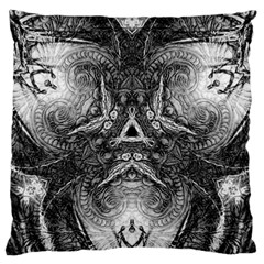 Boho Biohazard Large Cushion Case (two Sides) by MRNStudios