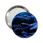 Big Rocks Illuminated By Sunlight Print 2.25  Handbag Mirrors Front