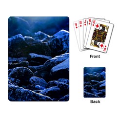 Big Rocks Illuminated By Sunlight Print Playing Cards Single Design (rectangle) by dflcprintsclothing