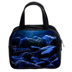 Big Rocks Illuminated By Sunlight Print Classic Handbag (two Sides) by dflcprintsclothing