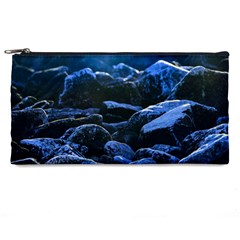 Big Rocks Illuminated By Sunlight Print Pencil Case by dflcprintsclothing