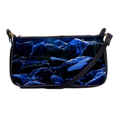 Big Rocks Illuminated By Sunlight Print Shoulder Clutch Bag by dflcprintsclothing