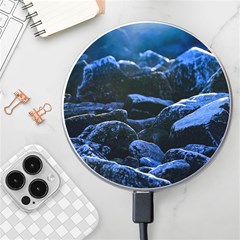 Big Rocks Illuminated By Sunlight Print Wireless Charger