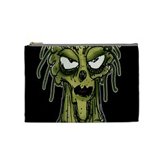 Ugly Monster Portrait Drawing Cosmetic Bag (medium) by dflcprintsclothing