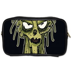 Ugly Monster Portrait Drawing Toiletries Bag (two Sides) by dflcprintsclothing