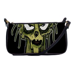 Ugly Monster Portrait Drawing Shoulder Clutch Bag by dflcprintsclothing