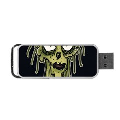 Ugly Monster Portrait Drawing Portable Usb Flash (two Sides) by dflcprintsclothing