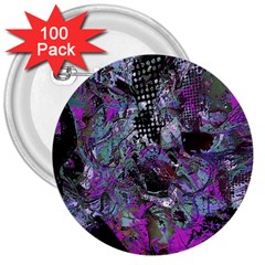 Lo-fi Hyperactivity 3  Buttons (100 Pack)  by MRNStudios