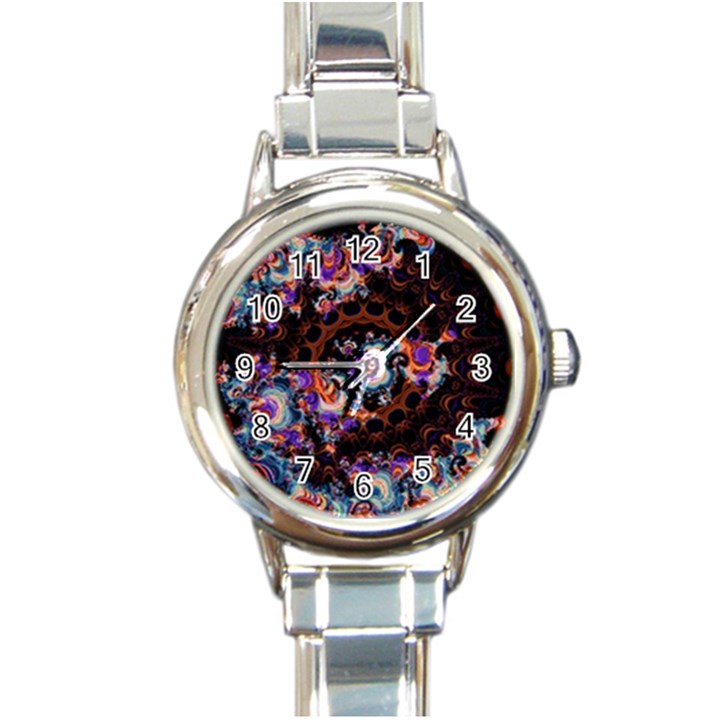 Viral Mandala Round Italian Charm Watch