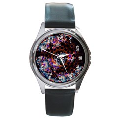 Viral Mandala Round Metal Watch