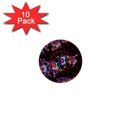 Viral Mandala 1  Mini Buttons (10 Pack)  by MRNStudios