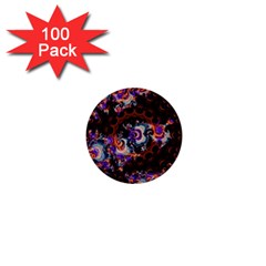 Viral Mandala 1  Mini Buttons (100 Pack)  by MRNStudios