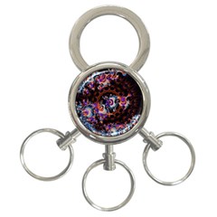 Viral Mandala 3-ring Key Chain by MRNStudios