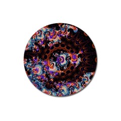 Viral Mandala Magnet 3  (round) by MRNStudios