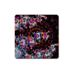 Viral Mandala Square Magnet by MRNStudios