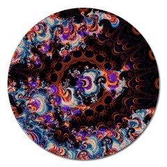 Viral Mandala Magnet 5  (round) by MRNStudios