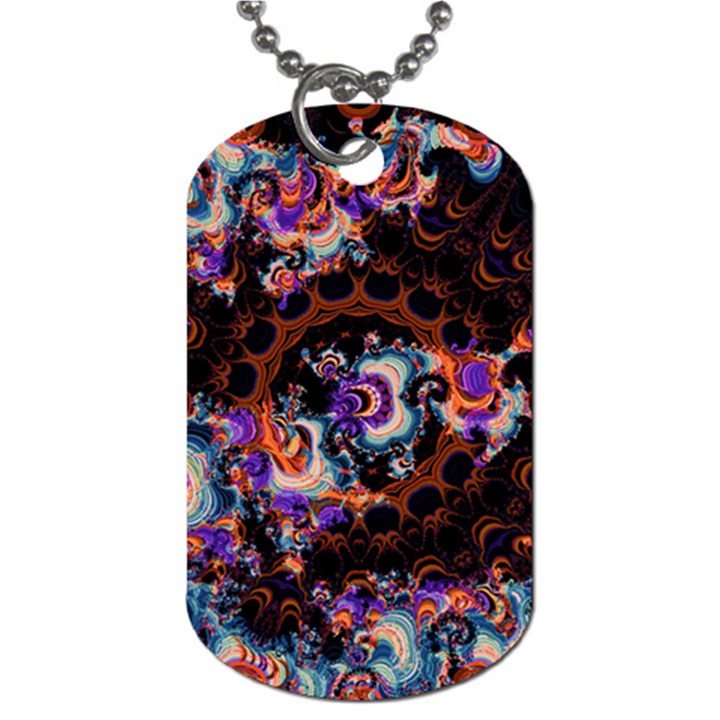 Viral Mandala Dog Tag (One Side)