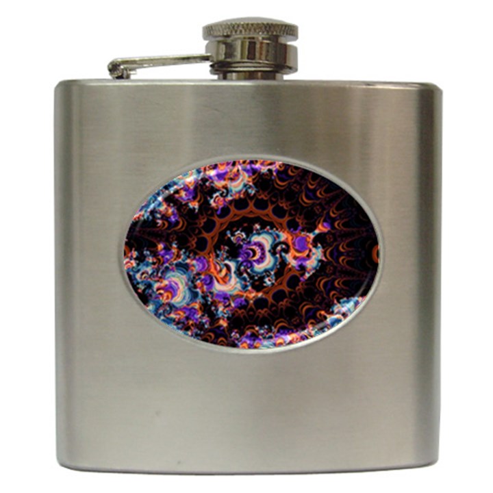 Viral Mandala Hip Flask (6 oz)