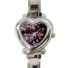 Viral Mandala Heart Italian Charm Watch by MRNStudios