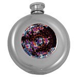 Viral Mandala Round Hip Flask (5 oz) Front