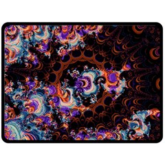 Viral Mandala Fleece Blanket (large)  by MRNStudios