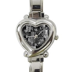 Frequencies Heart Italian Charm Watch by MRNStudios