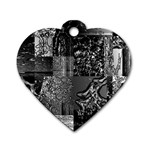 Frequencies Dog Tag Heart (One Side) Front